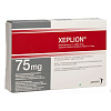 Купить Ксеплион 75 мг/0,75 мл 1 шт суспензия для внутримышечного введения пролонгированного действия шприц