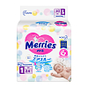 Купить Merries подгузники р.XS №24 д/новорожденных 5кг