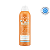 Купить Vichy Capital Soleil Детский спрей-вуаль антипесок с очень высокой защитой UVB + UVA SPF 50+, 200мл