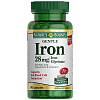 Купить Nature's Bounty Легкодоступное железо 28мг таб №90
