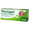 Купить Фелодип таб ппо пролонг высвоб 10мг №30