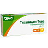 Купить Тизанидин-Тева таблетки 4мг №30