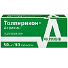 Купить Толперизон-Акрихин таб ппо 50мг №30