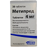 Купить Метипред 4 мг 30 шт таблетки