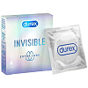 Купить Durex Invisible Extra Lube презервативы из натурального латекса ультратонкие, 3 шт